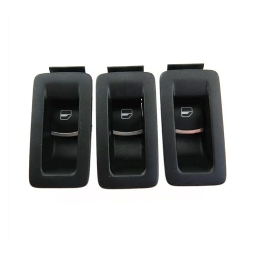 SHENGG 3Set Beifahrerseite Elektrische Fenster Glas Lock Schalter Taste Panel Rahmen for 1KD 959 855 1F0959527 Neu von SHENGG