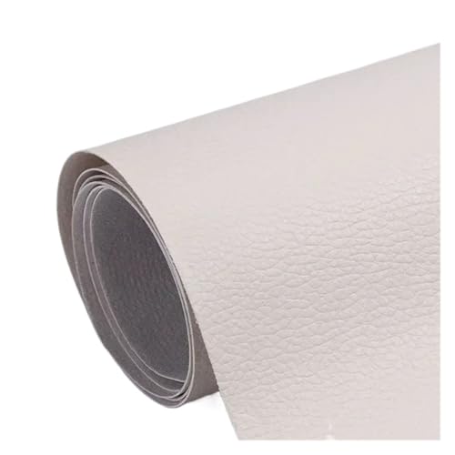 SHENGG DIY Selbstklebender PU-Leder-Reparaturflicken, Leder-Fix-Aufkleber for Sofa, Autositz, Tisch, Stuhl, Tasche, Schuhe, Bett, Auto, Motorradsitz(Beige,300x50cm) von SHENGG