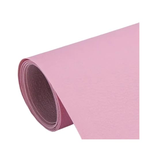 SHENGG DIY Selbstklebender PU-Leder-Reparaturflicken, Leder-Fix-Aufkleber for Sofa, Autositz, Tisch, Stuhl, Tasche, Schuhe, Bett, Auto, Motorradsitz(Pink,200x50cm) von SHENGG
