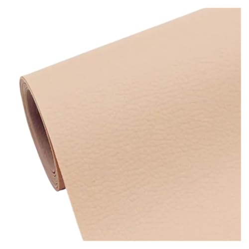 SHENGG Lederreparaturband, PU-Lederflicken, selbstklebendes Reparaturband for die Renovierung von Ledersofas und -sitzen, Bettkopfteil-Reparaturband, Heimdekoration(Light yellow,250x137cm) von SHENGG
