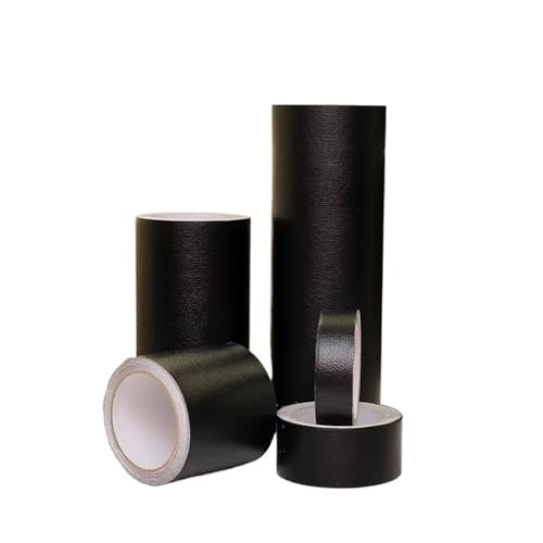 SHENGG Lederreparaturband, Reparaturzuschuss, Motorradsitz, Autositz, selbstklebender Lederflicken for die Ledermöbel-Sofa-Aufarbeitung(Black,3cm x 3m) von SHENGG