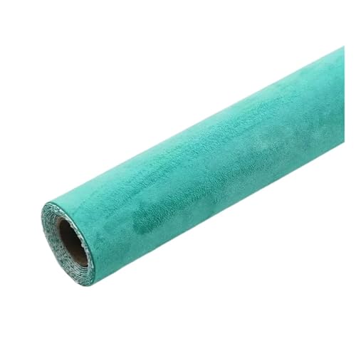 SHENGG Mehrfarbiger, selbstklebender Wildlederstoff, super klebrige Samt-Liner-Rolle, Wildlederimitat for Selbernähen, Auto-Innentürdekor(Lake blue,50x300cm) von SHENGG
