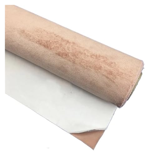 SHENGG Mehrfarbiger, selbstklebender Wildlederstoff, super klebrige Samt-Liner-Rolle, Wildlederimitat for Selbernähen, Auto-Innentürdekor(Pink,40x300cm) von SHENGG