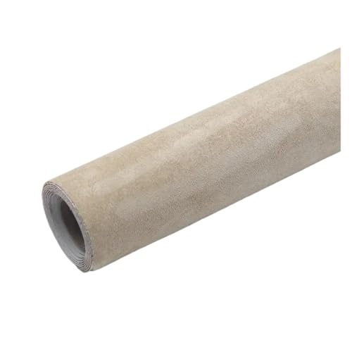 SHENGG Selbstklebende Wildleder Stoff Klebrige Leder Tuch Patch Aufkleber for DIY Sofa Tisch Stuhl Tasche Schuhe Bett Automotive Interio(Beige,30X150CM) von SHENGG