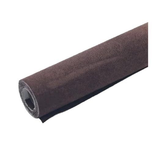 SHENGG Selbstklebende Wildleder Stoff Klebrige Leder Tuch Patch Aufkleber for DIY Sofa Tisch Stuhl Tasche Schuhe Bett Automotive Interio(Coffee,50X150CM) von SHENGG