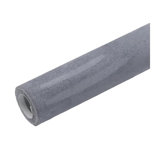 SHENGG Selbstklebende Wildleder Stoff Klebrige Leder Tuch Patch Aufkleber for DIY Sofa Tisch Stuhl Tasche Schuhe Bett Automotive Interio(Cool gray,50X150CM) von SHENGG