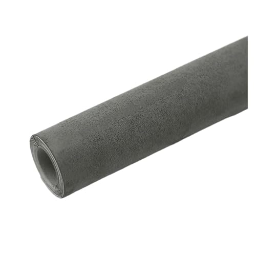 SHENGG Selbstklebende Wildleder Stoff Klebrige Leder Tuch Patch Aufkleber for DIY Sofa Tisch Stuhl Tasche Schuhe Bett Automotive Interio(Deep grey,40X150CM) von SHENGG