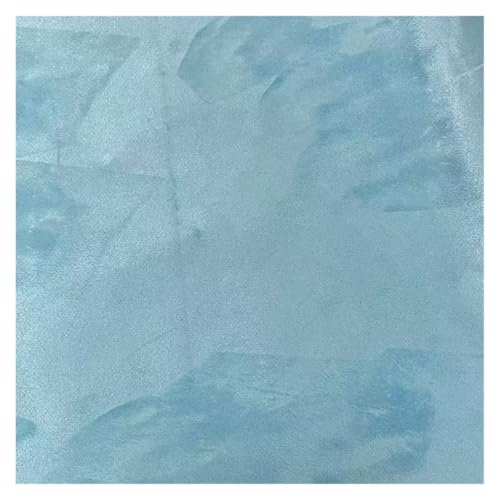 SHENGG Selbstklebende Wildleder Stoff Klebrige Leder Tuch Patch Aufkleber for DIY Sofa Tisch Stuhl Tasche Schuhe Bett Automotive Interio(Light blue,40X150CM) von SHENGG