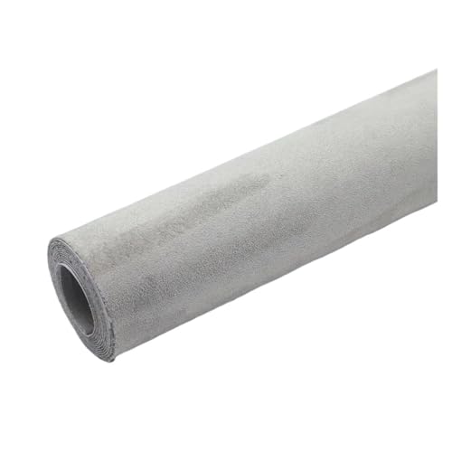 SHENGG Selbstklebende Wildleder Stoff Klebrige Leder Tuch Patch Aufkleber for DIY Sofa Tisch Stuhl Tasche Schuhe Bett Automotive Interio(Light gray,50X150CM) von SHENGG