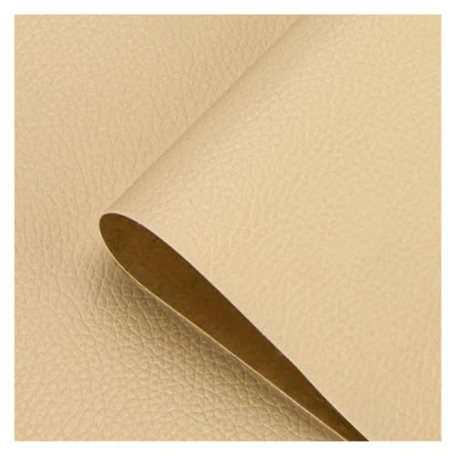 SHENGG Selbstklebendes Leder-Reparatur-Flickenband, selbstklebend, for Sofa, Motorrad, Autositz, Stuhl, Tasche, Heim, Blätter, Aufkleber, Flicken(Beige,10cm x 20cm) von SHENGG