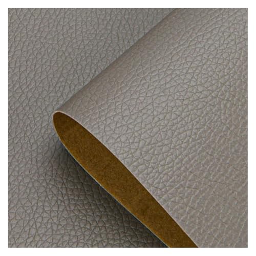 SHENGG Selbstklebendes Leder-Reparatur-Flickenband, selbstklebend, for Sofa, Motorrad, Autositz, Stuhl, Tasche, Heim, Blätter, Aufkleber, Flicken(Gray,10cm x 20cm) von SHENGG