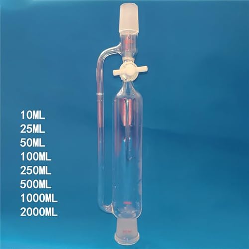 100 ml 250 ml 19/26 24/29 Joint Borosilikatglas Labor Druckausgleichs Tropftrichter Absperrhahn(250ml Joint 19) von SHENGJIELIU