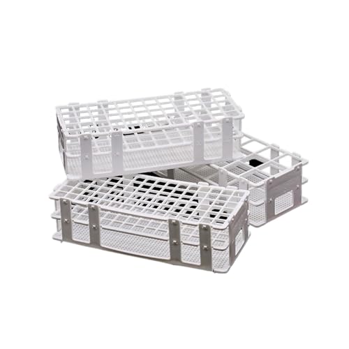 3 schichten Kunststoff Reagenzglas Rack Halter Unterstützung Bürette Stand Labor Reagenzglas Ständer Regal(40 holes 20mm) von SHENGJIELIU