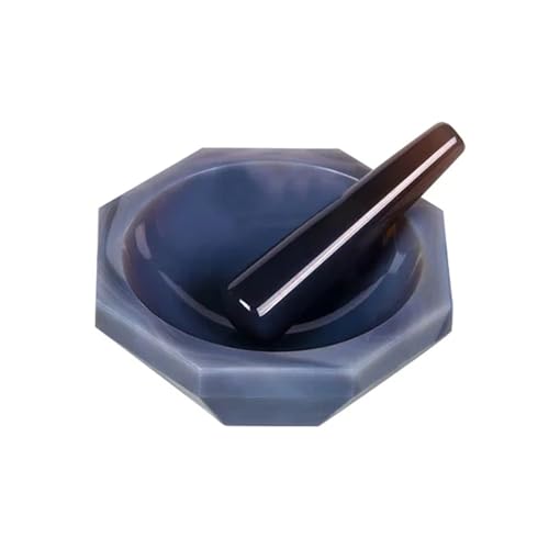 30 mm, 50 mm, 70 mm, 100 mm, alle Größen, Mörser und Stößel aus natürlichem Achat for Mahlen im Labor, 110 mm, 120 mm, 150 mm, 160 mm, 200 mm(ID 110MM) von SHENGJIELIU