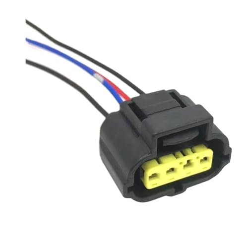 4 Pin Drosselklappensensor Stecker Draht Stecker Zopf 178399-2 184046-1 90980-10711(Lavender) von SHENGJIELIU