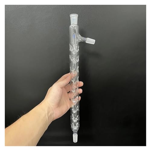 FAPE Wechsler-Fraktionierungssäule, L. 100 mm/200 mm/300 mm/400 mm/500 mm, Gelenk 14/23, spitzenförmiges Fraktionierungsrohr mit Abzweigstopfen(E.L.250mm) von SHENGJIELIU