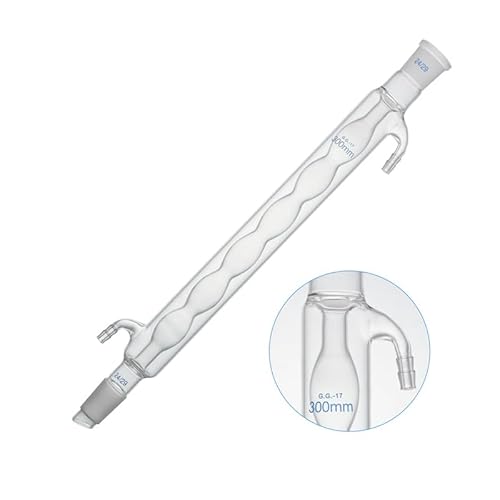 Kondensatorrohr aus Borosilikatglas, kugelförmig, 200/300/400/500/600 mm, Qualität for den Laborgebrauch(Spherical 200x24x24) von SHENGJIELIU