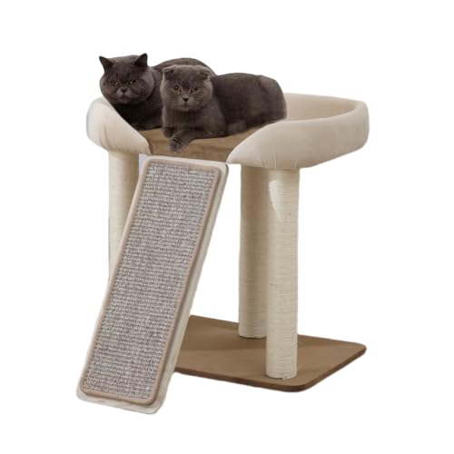 SHENGOCASE Moderner Katzenbaumturm, extra große Plattform, Couch, Schlafsofa für Maine Coon, mehrere Katzenmöbel mit Kratzbaum-Rampe, geneigt, abgewinkelt, Kratzkissen, Sisal SHENGOCASE Moderner Katzenbaumturm, extra große Plattform, Couch, Schlafsofa für Maine Coon, mehrere Katzenmöbel mit Kratzbaum-Rampe, geneigt, abgewinkelt, Kratzkissen, Sisal von SHENGOCASE
