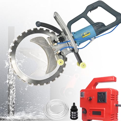SHENGSHIYU Beton Ringsäge mit Wasserpumpe & Diamant-Sägeblatt,Motordrehzahl 3000/min,8800W Betonkreissäge bürstenlos für Ziegel,Stein,Stahlbeton,450mm SHENGSHIYU Beton Ringsäge mit Wasserpumpe & Diamant-Sägeblatt,Motordrehzahl 3000/min,8800W Betonkreissäge bürstenlos für Ziegel,Stein,Stahlbeton,450mm von SHENGSHIYU