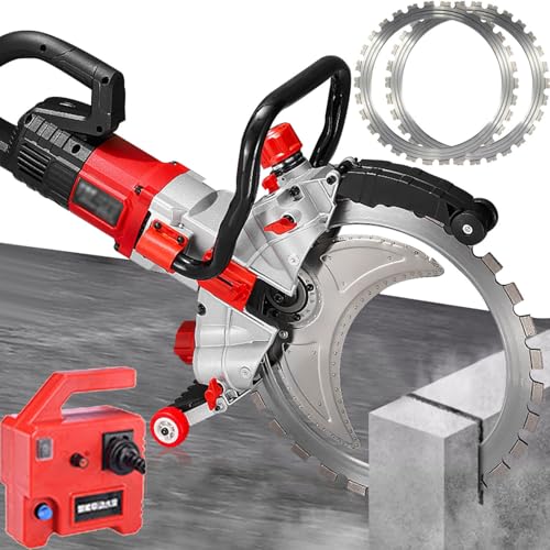 SHENGSHIYU Betonringsäge,Staubfreies Schneiden,Max. Schnitttiefe 300mm | Leerlaufdrehzahl: 3000 U/min,Betonkreissäge bürstenlos mit 2 Diamant-Sägeblatt,Wandsäge für Ziegel,Stein,Stahlbeton SHENGSHIYU Betonringsäge,Staubfreies Schneiden,Max. Schnitttiefe 300mm | Leerlaufdrehzahl: 3000 U/min,Betonkreissäge bürstenlos mit 2 Diamant-Sägeblatt,Wandsäge für Ziegel,Stein,Stahlbeton von SHENGSHIYU