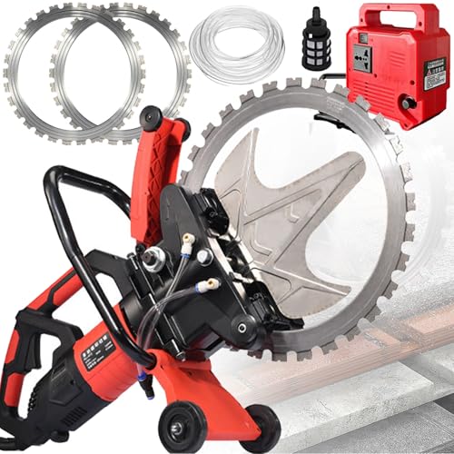 SHENGSHIYU Betonschneidemaschine mit Wasserpumpe,2 Diamant-Sägeblatt 410mm,8980W Motordrehzahl 2300 U/min,Maximale Schnitttiefe 300mm,staubfreies Schneiden Beton für Ziegel,Stein,Stahlbeton SHENGSHIYU Betonschneidemaschine mit Wasserpumpe,2 Diamant-Sägeblatt 410mm,8980W Motordrehzahl 2300 U/min,Maximale Schnitttiefe 300mm,staubfreies Schneiden Beton für Ziegel,Stein,Stahlbeton von SHENGSHIYU