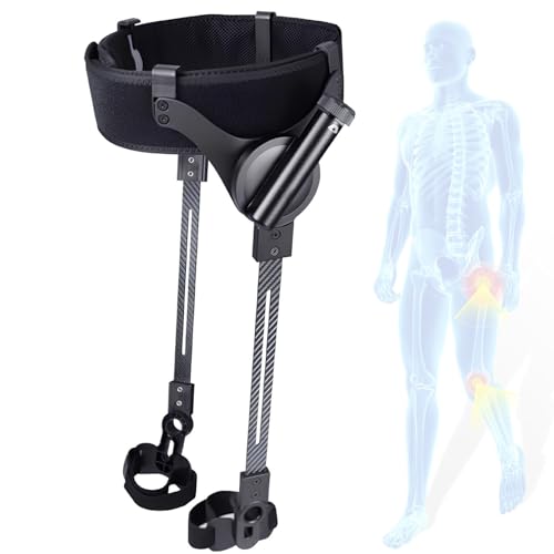 SHENGSHIYU Body Power Walking Aid,Unterstützt natürlichen Gangrhythmus,Größenwahl nach Femurlänge,3-stufige Einstellung für Unterschiedliche Rehabilitationsbedürfnisse,Exoskelett Beine,M von SHENGSHIYU
