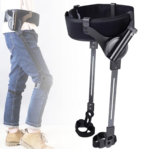 SHENGSHIYU Exoskelett Beine,Selbstregulierender Pendelmechanismus,leicht(1,05kg) Kein Aufladen,3-stufige Einstellung für Unterschiedliche Rehabilitationsbedürfnisse,Body Power Walking Aid,L von SHENGSHIYU