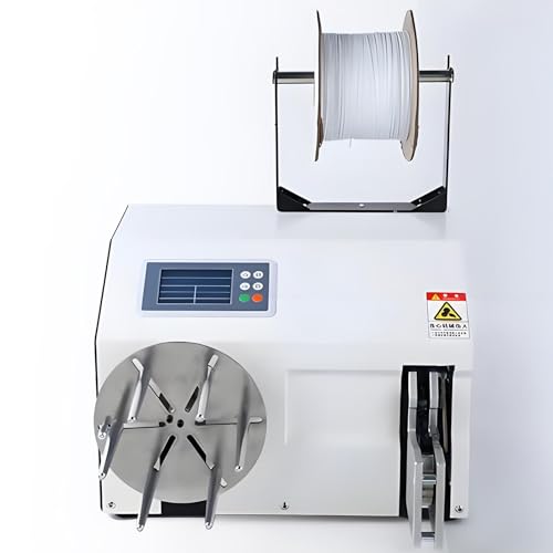 SHENGSHIYU Golddraht-Bündelmaschine,Automatischer Twist Tie Sealer,0.79-2.36zoll Einstellbarer Durchmesser,4,3zoll-Touchscreen für Bäckerei,Lebensmittel Ellipticalline Withwinding von SHENGSHIYU
