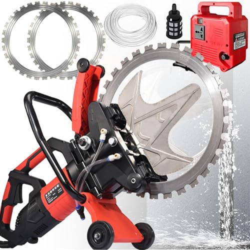 SHENGSHIYU Ringsäge Beton,Staubfreies Schneiden mit Wasserpumpe,2 Diamant-Sägeblatt 410mm,8980W Motordrehzahl 2300 U/min,Maximale Schnitttiefe 300mm,Beton Ringsäge für Ziegel,Stein,Stahlbeton SHENGSHIYU Ringsäge Beton,Staubfreies Schneiden mit Wasserpumpe,2 Diamant-Sägeblatt 410mm,8980W Motordrehzahl 2300 U/min,Maximale Schnitttiefe 300mm,Beton Ringsäge für Ziegel,Stein,Stahlbeton von SHENGSHIYU