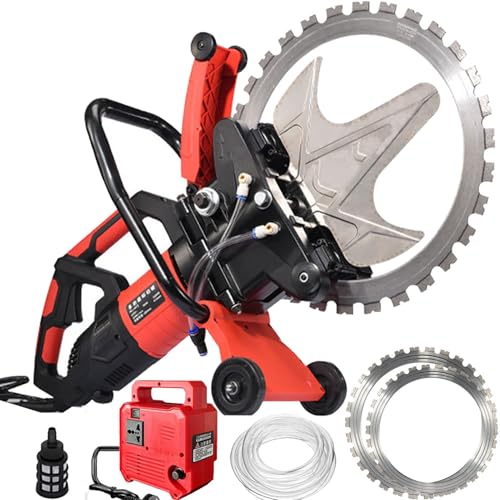 SHENGSHIYU Wandschneidemaschine mit 8980W BüRstenlosem Motor,2300 U/min,staubfreies Schneiden Beton für Böden,Wände,2 Durchmesser der Diamant-Sägeblatt,410+520mm SHENGSHIYU Wandschneidemaschine mit 8980W BüRstenlosem Motor,2300 U/min,staubfreies Schneiden Beton für Böden,Wände,2 Durchmesser der Diamant-Sägeblatt,410+520mm von SHENGSHIYU