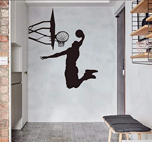 Dunk Muster Abziehbilder Wandaufkleber Künstler Heimtextilien Basketball Poster Kunst Junge Heimtextilien Basketball Sport 70 * 60 Cm von SHENGWW