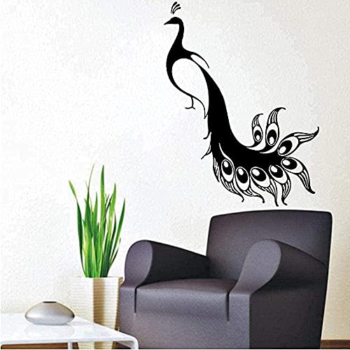 Moderne Wandaufkleber Dekoration Pfau Vogel Tier Pvc Wandtattoo Aufkleber Wohnzimmer Wandkunst 43Cmx32Cm von SHENGWW