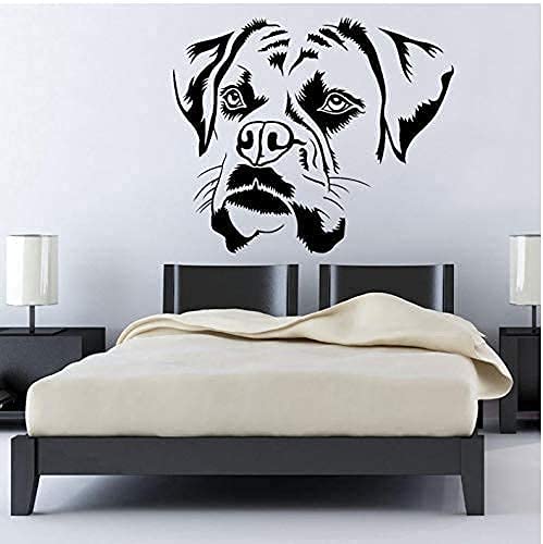 Persönlichkeit Lustige Boxer Hund Wandaufkleber Wohnkultur Schlafzimmer Aufkleber 60X50Cm von SHENGWW