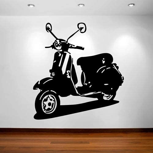 Schlafzimmer Zitate Wandaufkleber, Wandtattoo Kunst, Trendy Vespa Sexy Bike 65X68 Cm von SHENGWW