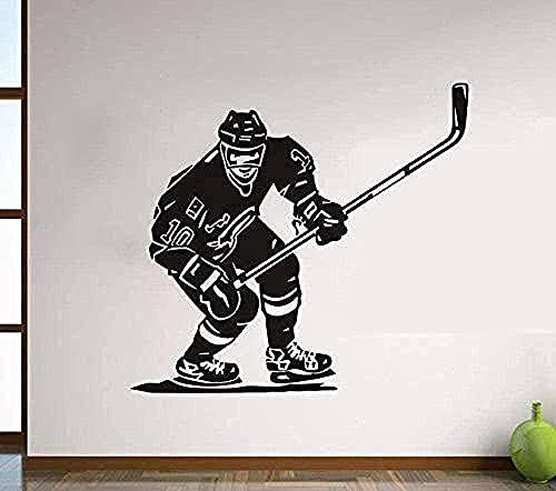 Vinyl Wandaufkleber Wandbild Diy Aufkleber Schlafzimmer Eishockey Arena Wohnkultur Kunst 45 * 72Cm von SHENGWW