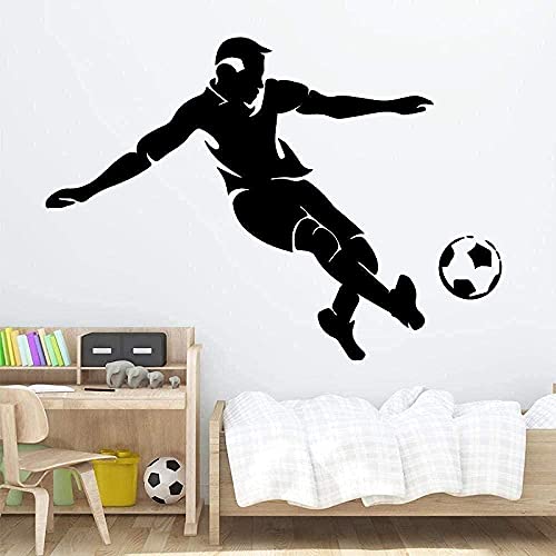 Wandaufkleber Wandtattoo Fußballspieler Mode Wohnkultur Zubehör Wohnzimmer Hintergrund Wandkunst Aufkleber 58X82Cm von SHENGWW