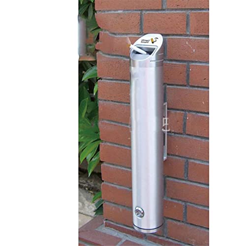 SHENJIA Zylinder Wand Aschenbecher Receptacle Outdoor, Zigarettenkippe kann Bin Container für Garten, Büro, Bars, langlebiges Design, um Ihren Raum sauber zu halten von SHENJIA