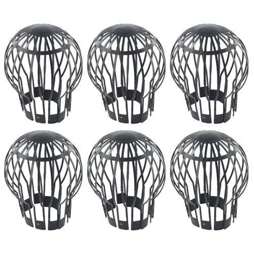 Dachrinnen Laubschutz 2/4/6pcs Downspout Filter Gutter Guard For Stopping Blockage Leaves Dirt Clogging Pipes Drain Cover Block(6PCS) von SHENJMAI