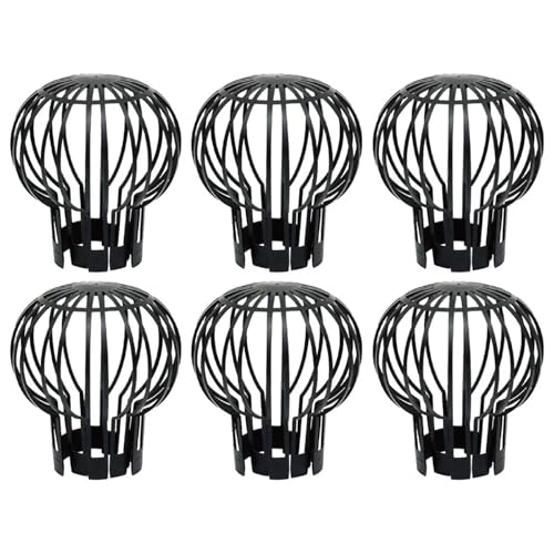 Dachrinnen Laubschutz 2/4/6pcs Roof Sheet Net Gutter Guard Downspouts Filter Strainer Outdoor Drain Cover Block Clogged Pipes Cleaner(6PCS) von SHENJMAI