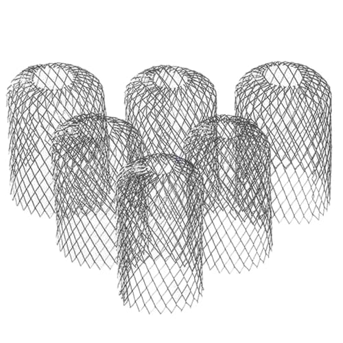 Dachrinnen Laubschutz 6 Pack Gutter Guard 3 Inch Expandable Aluminium Filter Strainer Downspout for Stopping Blockage Leaves von SHENJMAI