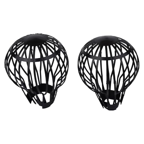 Dachrinnen Laubschutz Parts Roof Drain Dirt Down Pipe Filter Cover Fittings Gutter Leaf Outdoor Protecter Replacement 2/4/6pcs(2PCS) von SHENJMAI