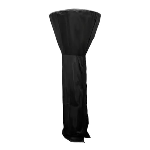 Heizstrahler Abdeckung 210D Schwarze wasserdichte Terrassenheizer-Abdeckung, Oxford-Stoff-Regenschirm-Ventilator-Design(228x106x70cm) von SHENJMAI