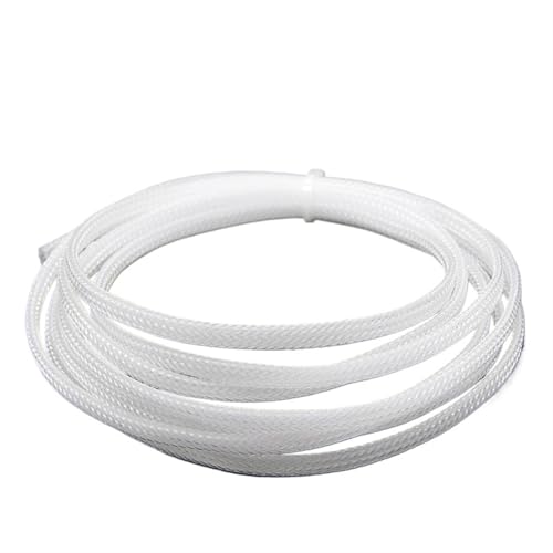 Kabelummantelung 2/10 Meter Schwarze PET-Kabelhülse, 2–40 mm isolierter geflochtener Schlauch, Datenleitungsschutz-Drahtkabel(Clear,40MM_10 Meters) von SHENJMAI
