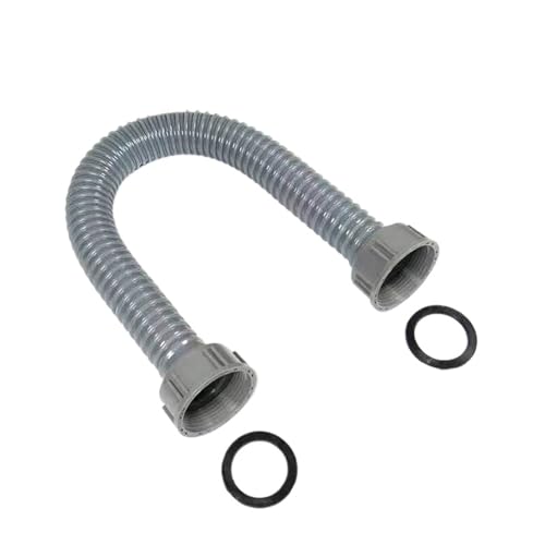 SHENJMAI Siphon Waschbecken 40 cm Waschbecken Abflussrohr Küchenspüle Doppelgewindeschlauch Badezimmer Waschbecken Dichtung Downcomer Desodorierung Wasserrohr Zubehör von SHENJMAI