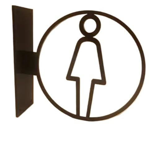 WC Türschild Toiletten-Schild, Herren- und Damen-Badezimmer-Beschilderung, öffentliche Toiletten-Beschilderung(3) von SHENJMAI