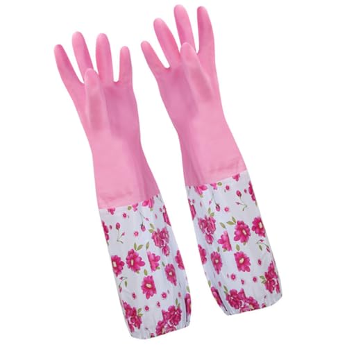 SHERCHPRY 1Paar Küchenhandschuhe mit Plüschfutter Abwasch und Reinigungshandschuhe für Haushalt Dekorativ und Warm für Geschirrspülen und Gartenarbeiten SHERCHPRY 1Paar Küchenhandschuhe mit Plüschfutter Abwasch und Reinigungshandschuhe für Haushalt Dekorativ und Warm für Geschirrspülen und Gartenarbeiten von SHERCHPRY