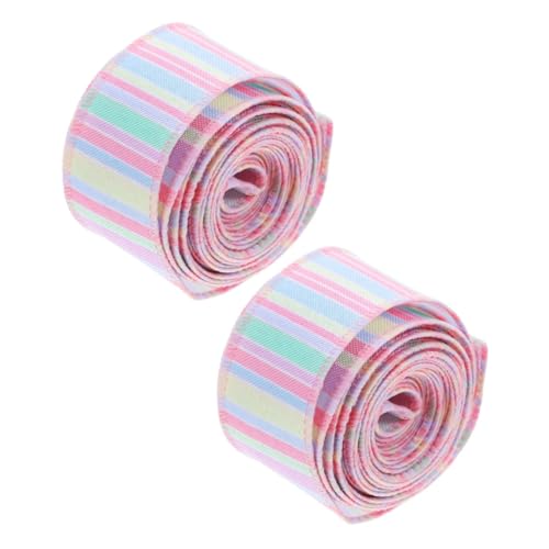 SHERCHPRY 2 Rollen Geschenkband Breites Juteband mit Drahtkante Satin Geschenkband für Präsentverpackung und Osterdekoration pro Rolle Festliche Schleife für Party und Bastelprojekte SHERCHPRY 2 Rollen Geschenkband Breites Juteband mit Drahtkante Satin Geschenkband für Präsentverpackung und Osterdekoration pro Rolle Festliche Schleife für Party und Bastelprojekte von SHERCHPRY