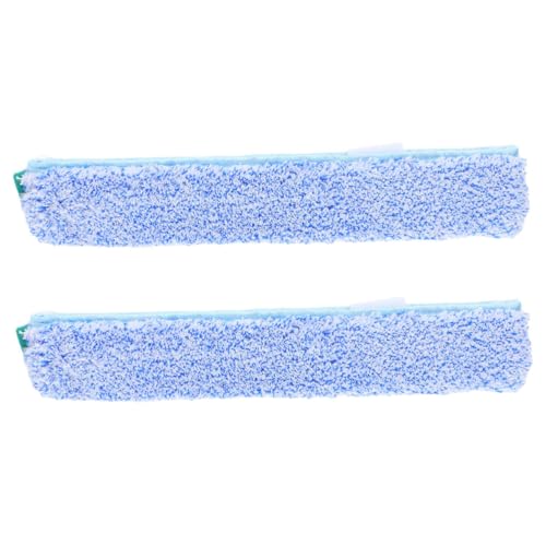 SHERCHPRY 2 Stück Fensterwischer Ersatztuch Mikrofaser Reinigungstuch Glasreinigungswerkzeug Nachfüllpackung Waschbare Fensterreinigungshüllen Fensterschrubber Mikrofaser von SHERCHPRY