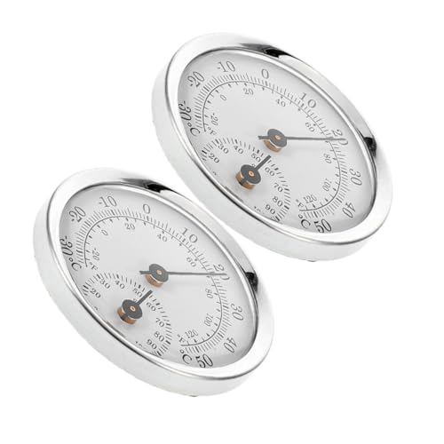 SHERCHPRY 2 Stück Mini Hygrometer Thermometer mit Präziser Zeigeranzeige und Kunststoffschutzlinse Tragbares Analoggerät zur Genauen Überwachung von Temperatur und Luftfeuchtigkeit in SHERCHPRY 2 Stück Mini Hygrometer Thermometer mit Präziser Zeigeranzeige und Kunststoffschutzlinse Tragbares Analoggerät zur Genauen Überwachung von Temperatur und Luftfeuchtigkeit in von SHERCHPRY