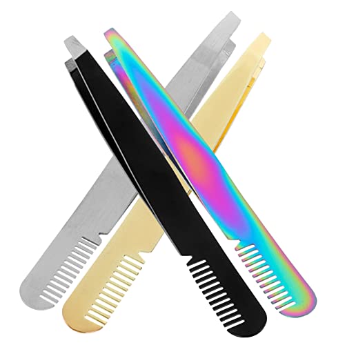 SHERCHPRY 4 Stück Teiliges Pinzetten für Augenbrauen Wimpernverlängerungen Professionelle Beauty Werkzeuge für Gesichtshaarentfernung Leicht Tragbar Ergonomisches Design für Damen und Herren SHERCHPRY 4 Stück Teiliges Pinzetten für Augenbrauen Wimpernverlängerungen Professionelle Beauty Werkzeuge für Gesichtshaarentfernung Leicht Tragbar Ergonomisches Design für Damen und Herren von SHERCHPRY
